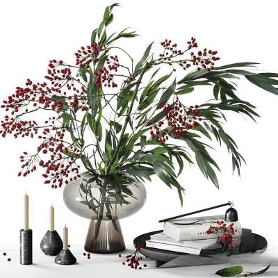 现代花艺摆件